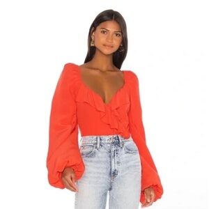 NWT Revolve Lovers & Friends Astrid Bodysuit , size S